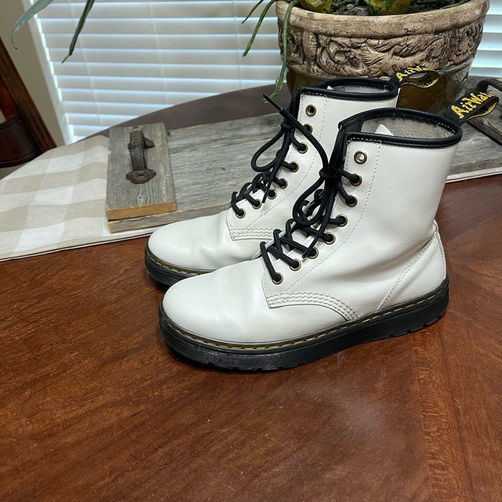 Dr. Martens Doc Zavala Leather Combat Boots